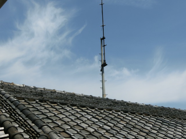 老体アマチュア無線パンザーマスト解体、資源リサイクルへ